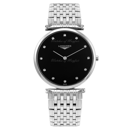 L4.755.4.58.6 | Longines La Grande Classique de Longines Diamonds Quartz 36 mm watch. Buy Online