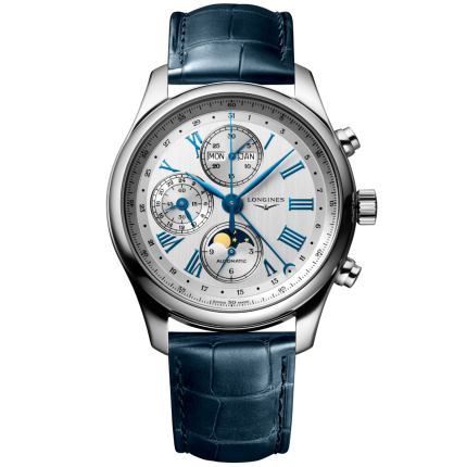 L2.773.4.71.2 | Longines Master Collection Chrono Moonphase Automatic 42 mm watch. Buy Online