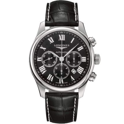 L2.859.4.51.7 | Longines Master Collection Chronograph Automatic 44 mm watch. Buy Online