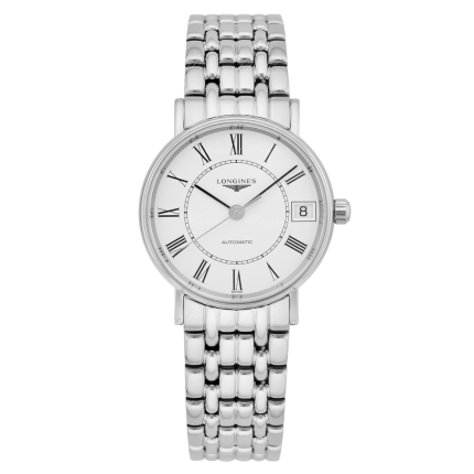 L4.322.4.11.6 | Longines Presence Steel Automatic 30 mm watch. Buy Online