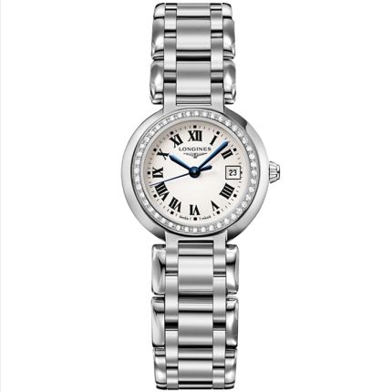 L8.110.0.71.6 | Longines PrimaLuna Diamonds Quartz 26.5 mm watch. Buy Online