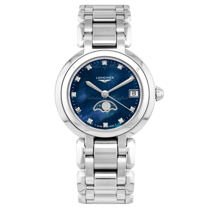 L8.115.4.98.6 | Longines PrimaLuna Moon-Phase Quartz 30.5 mm watch. Buy Online