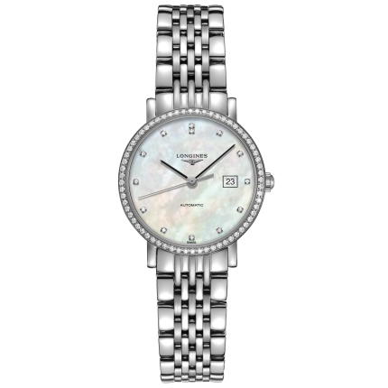 L4.310.0.87.6 | Longines Elegant Collection Diamonds Automatic 29 mm watch. Buy Online