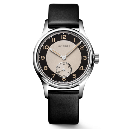 L2.330.4.93.0 | Longines Heritage Classic Tuxedo 38.5mm watch. Buy Online