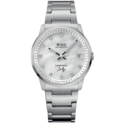 M021.207.11.106.00 | Mido Commander Lady Diamonds Automatic 35 mm watch | Buy Online