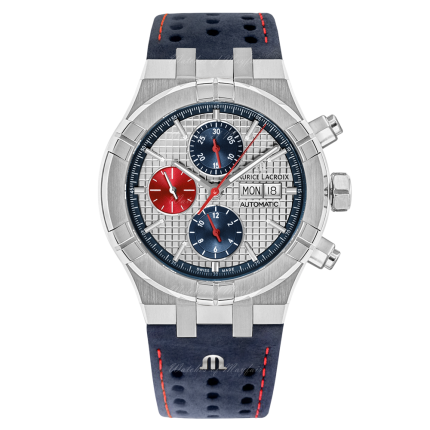 AI6038-SS001-133-4 | Maurice Lacroix Aikon Automatic Chronograph Special Edition Mahindra Racing 44 mm watch | Buy Now 