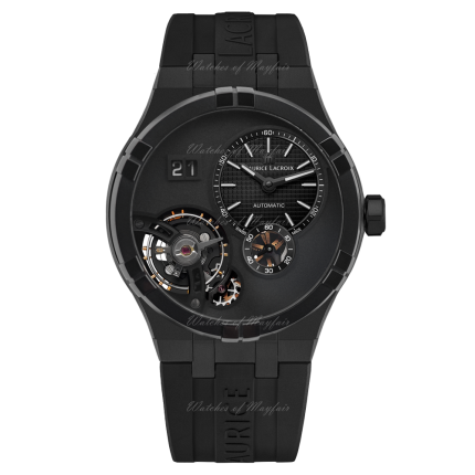 AI6118-DLB0B-330-2 | Maurice Lacroix Aikon Master Grand Date Black Automatic 45  mm watch. Buy Online