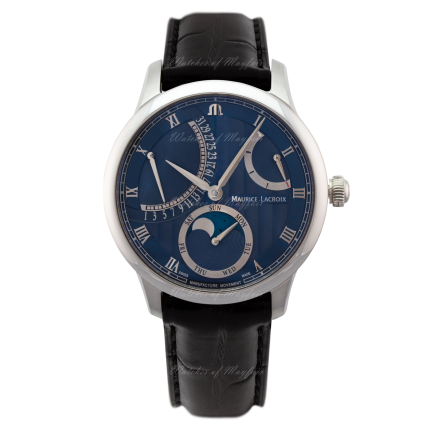 MP6588-SS001-431-1 | Maurice Lacroix Masterpiece Moon Retrograde 43 mm watch. Buy Online