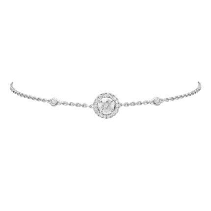 4288 |Buy Online Messika Joy Diamant Rond White Gold Diamond Bracelet