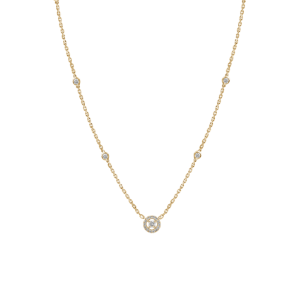 5370 | Messika Joy XS Yellow Gold Necklace. Buy online.