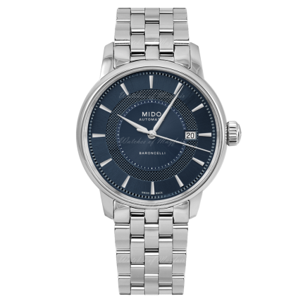 M037.407.11.041.01 | Mido Baroncelli Signature Steel Automatic 39 mm watch | Buy Now