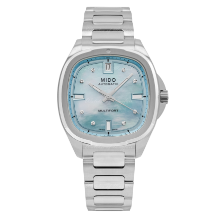 M049.307.11.136.00 | Mido Multifort TV 35 Diamonds Automatic 34.2 x 35 mm watch. Buy Online