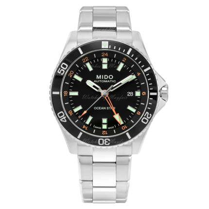 M026.629.11.051.01 |Mido Ocean Star GMT 44mm watch. Buy Online