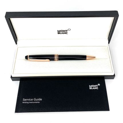 112679 | Montblanc Ballpoint pen Meisterstuck Classique gilt Gold red. Buy Now