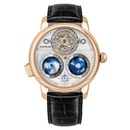 111675 | Montblanc Villeret Tourbillon Cylindrique Geospheres Vasco da Gama 47 mm watch. Buy Online