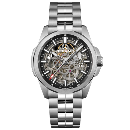 N3000S03A/301 | Norqain Independence Skeleton Steel Bracelet 42 mm watch | Buy Online