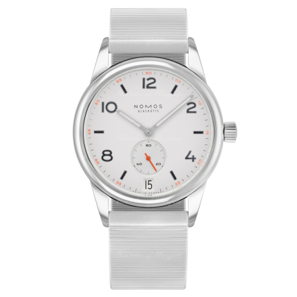 775 | Nomos Club Automatic Date Automatic Bracelet 41 mm watch. Buy Online