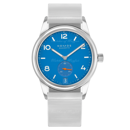 777 | Nomos Club Automatic Date Siren Blue Automatic Bracelet 41 mm watch. Buy Online