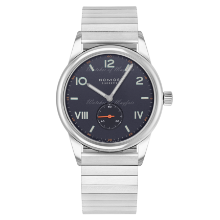 730 | NOMOS Club Campus 38 Blue Purple Sport Bracelet watch. Buy Online