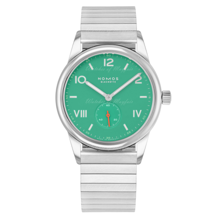 726 | Nomos Club Campus 38 Electric Green Sport Bracelet watch. Buy Online