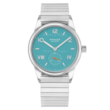 724 | Nomos Club Campus 38 Endless Blue Bracelet Sport watch. Buy Online