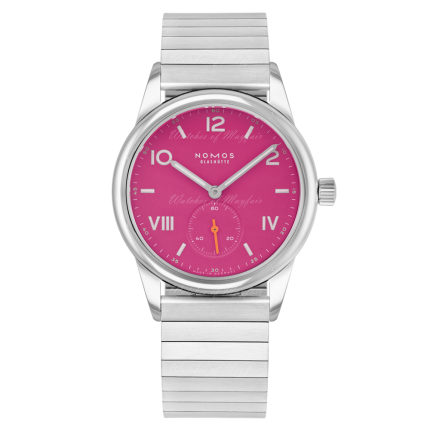 711 | Nomos Club Campus Deep Pink Manual Sport Bracelet 36 mm watch. Buy Online