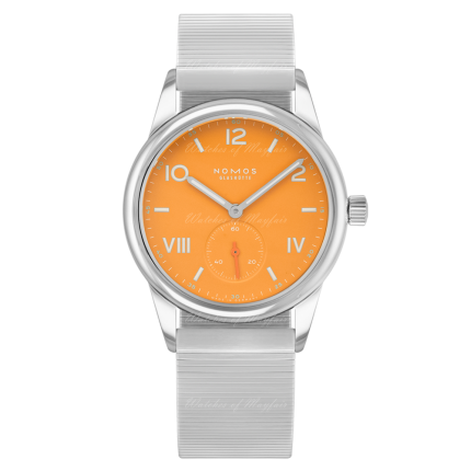 710 | NOMOS Club Campus Future Orange Bracelet 36 mm watch. Buy Online