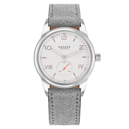 708 | Nomos Club Campus Manual Grey Leather 36 mm watch. Buy Online