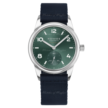 745 | Nomos Club Sport Neomatik Petrol Blue-Black Textile Strap 37 mm watch. Buy Online