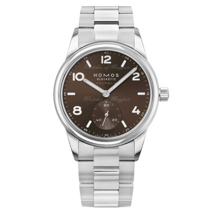 759 | Nomos Club Sport Neomatik Tabac Automatic Steel Bracelet 39 mm watch. Buy Online