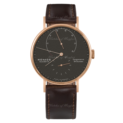 954 | Nomos Lambda Manual Velvet Black 39mm watch. Buy Online