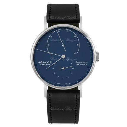 935 | Nomos Lambda Deep Blue 42mm Manual watch. Buy Online