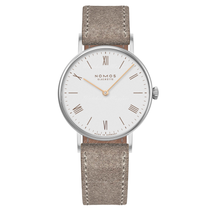 240 | Nomos Ludwig Duo Manual Beige Leather 33 mm watch. Buy Online