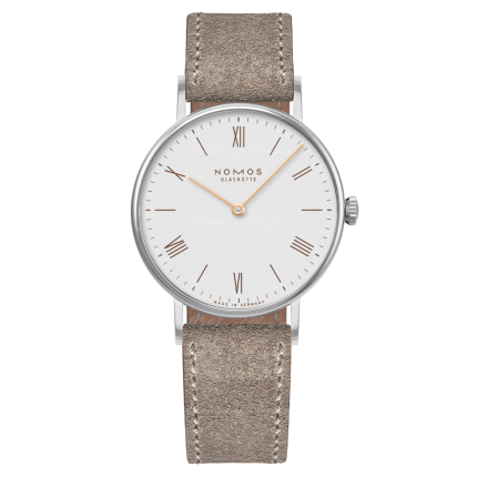 241 | Nomos Ludwig Duo Manual Beige Leather 33 mm watch. Buy Online