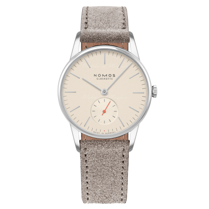 327 | Nomos Orion Champagne 33 mm Manual watch. Buy Online