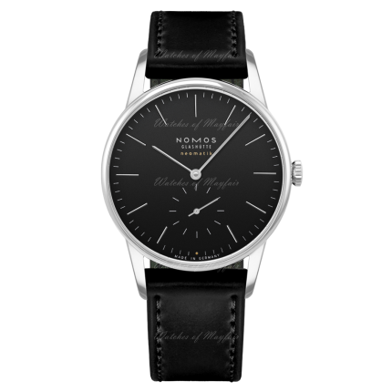 346 | Nomos Orion Neomatik 39 New Black Automatic Folding Clasp watch. Buy Online