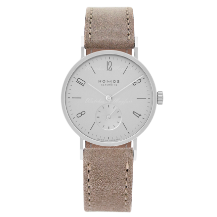 125 | Nomos Tangente 33 Gray Manual Beige Leather watch. Buy Online