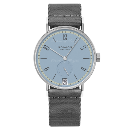 179.S23 | Nomos Tangente 38 Date Frostblau Manual Limited Edition watch. Buy Online