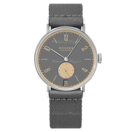 179.S20 | Nomos Tangente 38 Date Haifischgrau Manual Limited Edition watch. Buy Online