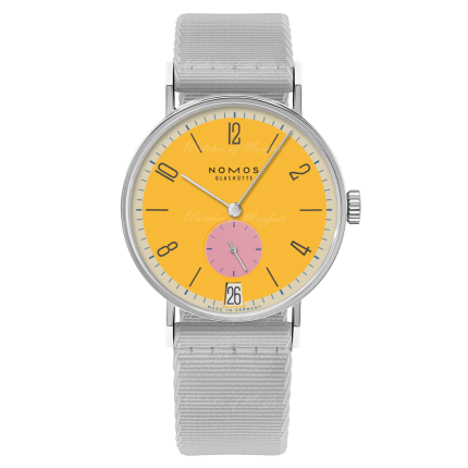 179.S8 | Nomos Tangente 38 Date Katzengold Manual Limited Edition watch. Buy Online