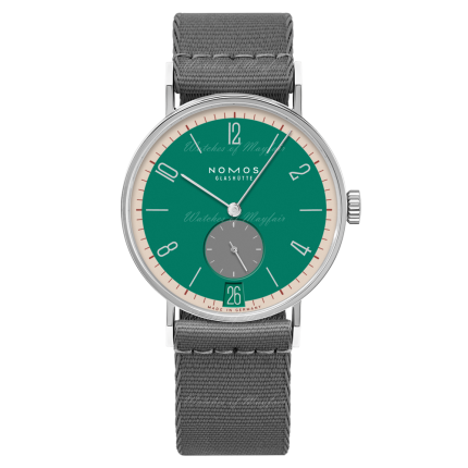 179.S26 | Nomos Tangente 38 Date Schlossgrun Manual Limited Edition watch. Buy Online