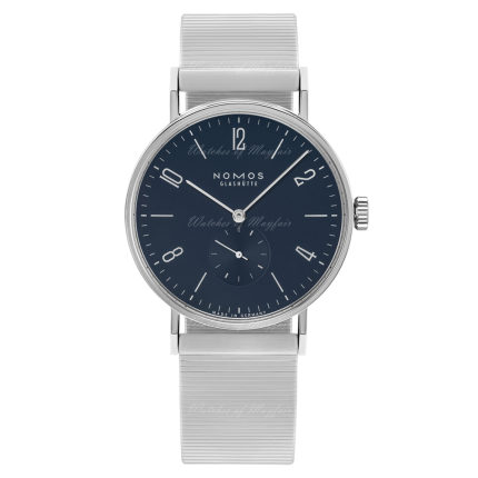 166 | NOMOS Tangente 38 Midnight Blue Bracelet watch. Buy Online