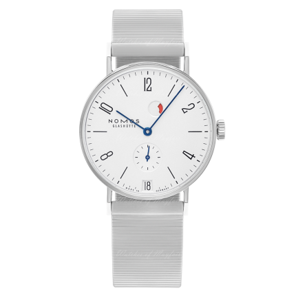 131 | Nomos Tangente Date Power Reserve Steel Bracelet 35 mm watch. Buy Online