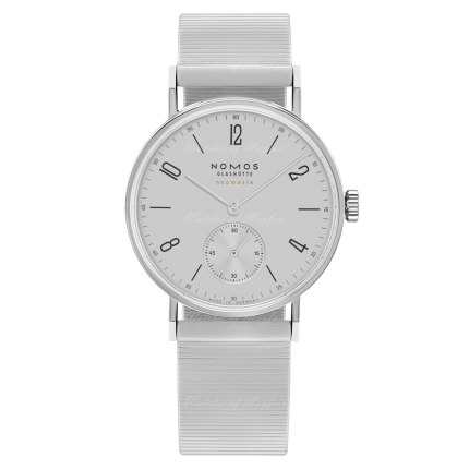 188 | Nomos Tangente Neomatik Platinum Gray Bracelet 35 mm watch. Buy Online