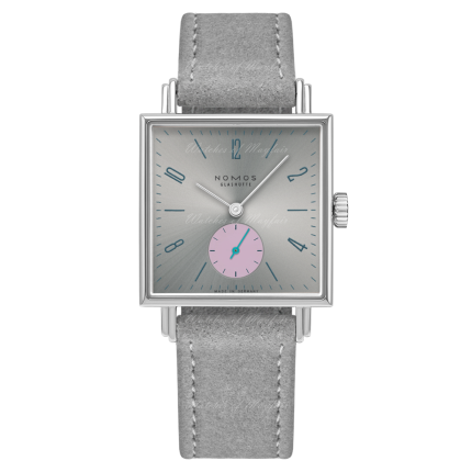 427 | Nomos Tetra Die Unerreichbare Greey Vegan Velour Strap 29.5 × 29.5 mm watch. Buy Online