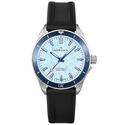 NN1001SC2CA/IAGL109 | Norqain Adventure Neverest Glacier Black Rubber Limited Edition 40 mm watch. Buy Online