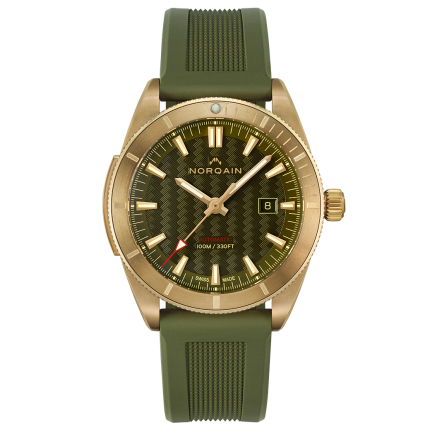 NZ1000ZIA/K105 | Norqain Adventure Sport Bronze Khaki Rubber 42 mm watch | Buy Online