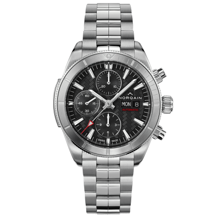 N1500SIC/B151 | Norqain Adventure Sport Chrono Day Date Steel Bracelet 41 mm watch | Buy Online