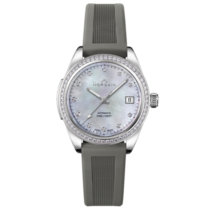 N1800D81A/M18D | Norqain Adventure Sport Diamonds Grey Rubber 37 mm watch | Buy Online