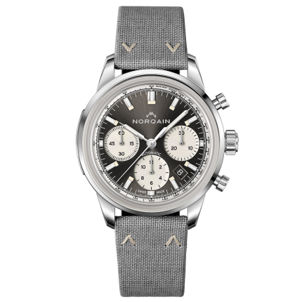 N2201S22C/T221 | Norqain Freedom 60 Chrono Grey Nortide Linen 40 mm watch | Buy Online